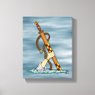 Excalibur Canvas Afdruk