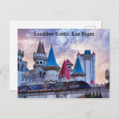 Excalibur Castle Las Vegas briefkaart (Voorkant / Achterkant)