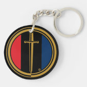 Excalibur Classic Logo Sleutelhanger (Achterkant)