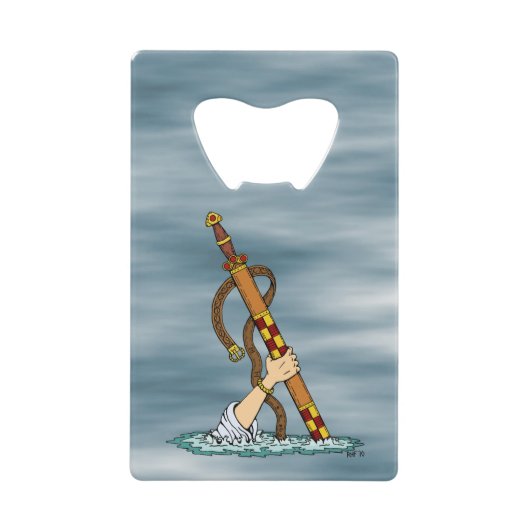 Excalibur Creditkaart Flessenopener (Voorkant)