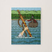 Excalibur en Arthur Legpuzzel (Verticaal)