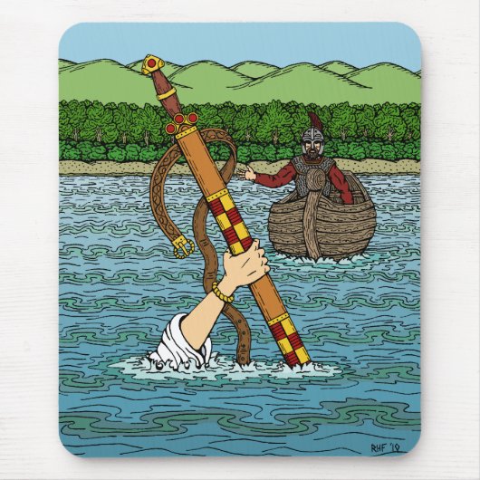 Excalibur en Arthur Muismat (Voorkant)