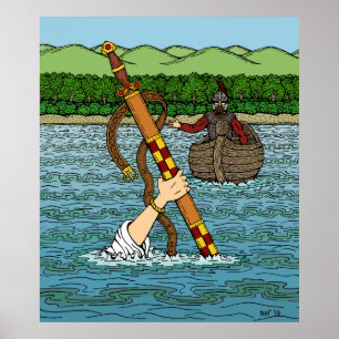 Excalibur en Arthur Poster