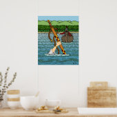 Excalibur en Arthur Poster (Keuken)