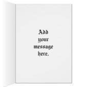 Excalibur en Arthur Wenskaart (Binnen (Rechts))