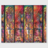 EXCALIBUR EN DURENDALE Waterverf van Magische Zwaa Cadeaupapier (Vlak)