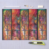 EXCALIBUR EN DURENDALE Waterverf van Magische Zwaa Tissuepapier (Craft)