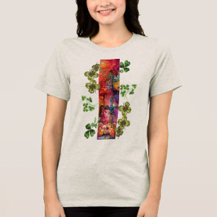 EXCALIBUR EN KLAVERTJES St.Patrick's Dag Feest Tri-Blend Shirt