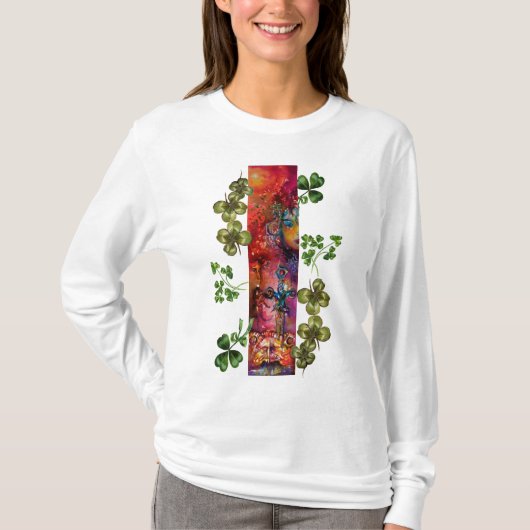 EXCALIBUR EN SHAMROCKS St Patrick's Day Party T-shirt (Voorkant)