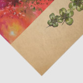 EXCALIBUR EN SHAMROCKS St Patrick's Day Tissuepapier (Detail)