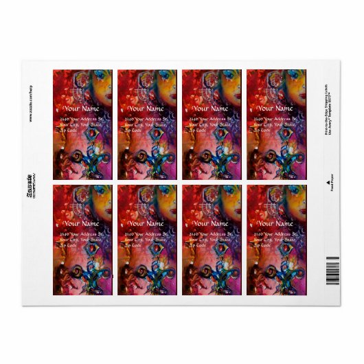 EXCALIBUR ETIKET (Full Sheet)