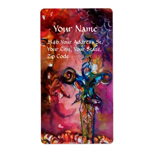 EXCALIBUR ETIKET (Voorkant)