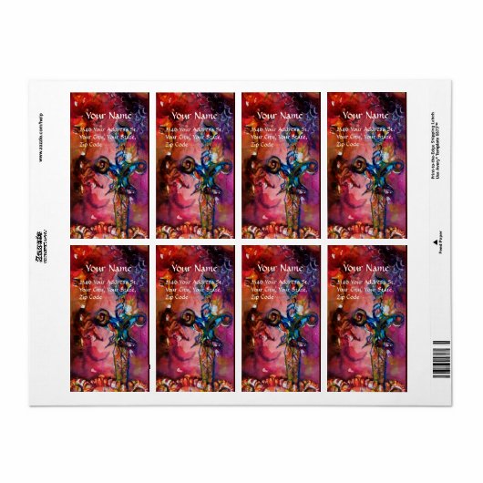 EXCALIBUR ETIKET (Full Sheet)