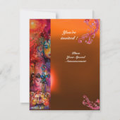 EXCALIBUR gem helder rood, roze blauw oranje Kaart (Achterkant)