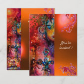 EXCALIBUR gem helder rood, roze blauw oranje Kaart (Voorkant / Achterkant)