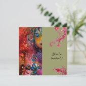 EXCALIBUR, helder rood, grijs Kaart (Staand voorkant)