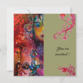 EXCALIBUR, helder rood, grijs Kaart (Voorkant)