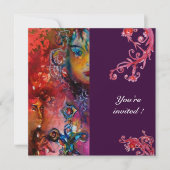 EXCALIBUR helder rood paars fuchsia blauw geel Kaart (Voorkant)