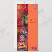 EXCALIBUR, helder rood, roze blauw geel Kaart (Voorkant)