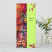 EXCALIBUR , helder rood ,roze blauw groen Kaart (Staand voorkant)