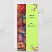 EXCALIBUR , helder rood ,roze blauw groen Kaart (Achterkant)