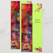 EXCALIBUR , helder rood ,roze blauw groen Kaart (Voorkant / Achterkant)