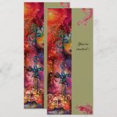 EXCALIBUR , helder rood ,roze blauw groen Kaart (Voorkant / Achterkant)