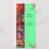 EXCALIBUR , helder rood ,roze blauw groen Kaart (Achterkant)