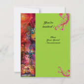 EXCALIBUR , helder rood ,roze blauw groen Kaart (Achterkant)