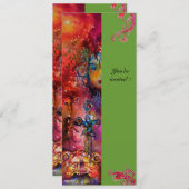 EXCALIBUR , helder rood ,roze blauw groen Kaart (Voorkant / Achterkant)