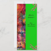 EXCALIBUR , helder rood ,roze blauw groen Kaart (Achterkant)