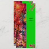 EXCALIBUR , helder rood ,roze blauw groen Kaart (Voorkant / Achterkant)