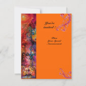 EXCALIBUR, helder rood, roze Kaart (Achterkant)