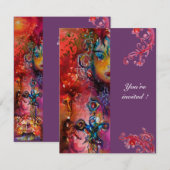 EXCALIBUR , helder rood ,roze paars Kaart (Voorkant / Achterkant)