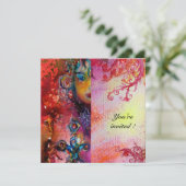 EXCALIBUR, helder rood, roze paars Kaart (Staand voorkant)