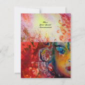 EXCALIBUR, helder rood, roze paars Kaart (Achterkant)