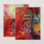 EXCALIBUR, helder rood, roze paars Kaart (Voorkant / Achterkant)