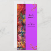 EXCALIBUR, helder rood, roze violet Kaart (Achterkant)