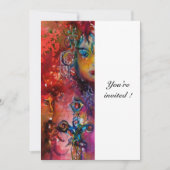 EXCALIBUR, helder rood, wit Kaart (Voorkant)