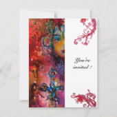 EXCALIBUR, helder rood wit Kaart (Voorkant)