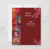 EXCALIBUR, helder rood, zwart Kaart (Achterkant)