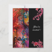 EXCALIBUR, helder rood, zwart Kaart (Voorkant)