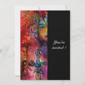 EXCALIBUR, helder rood, zwart Kaart (Voorkant)