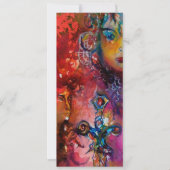 EXCALIBUR, helder rood, zwart Kaart (Voorkant)