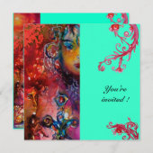 EXCALIBUR , helderrood ,blauw Kaart (Voorkant / Achterkant)