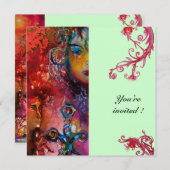 EXCALIBUR , helderrood ,blauw Kaart (Voorkant / Achterkant)