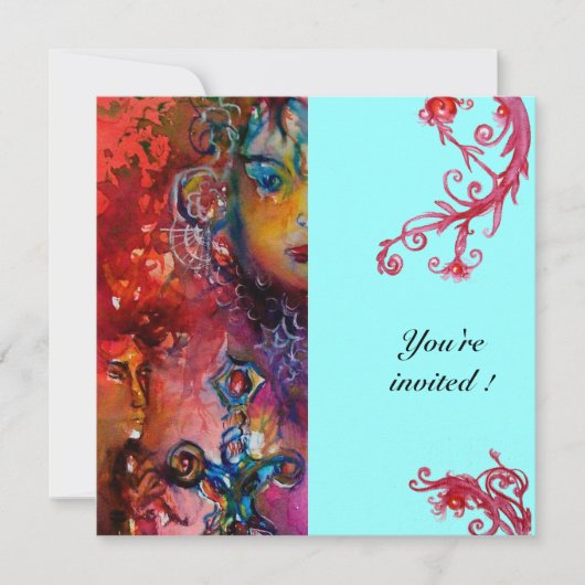 EXCALIBUR , helderrood ,blauw Kaart (Voorkant)