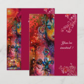 EXCALIBUR , helderrood Kaart (Voorkant / Achterkant)