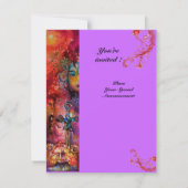 EXCALIBUR , helderrood, paars Kaart (Achterkant)