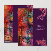 EXCALIBUR, helderrood, paars Kaart (Voorkant / Achterkant)